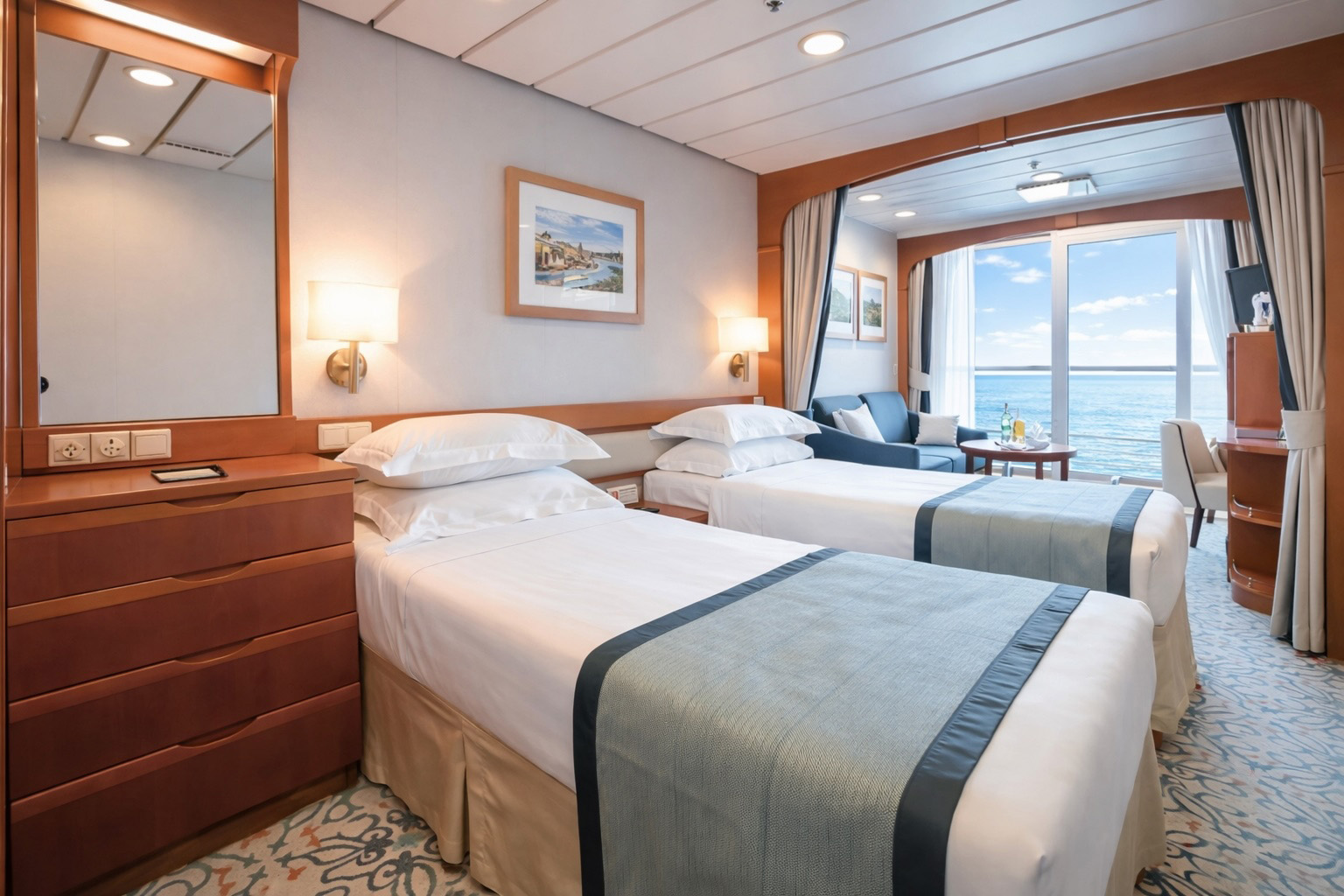 Cabine com varanda